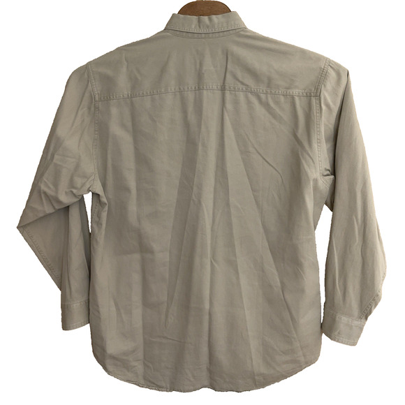 Vintage 90's Planet Mars M & M's Candy Shirt Men's Size Large Beige Embroidered - Picture 4 of 8